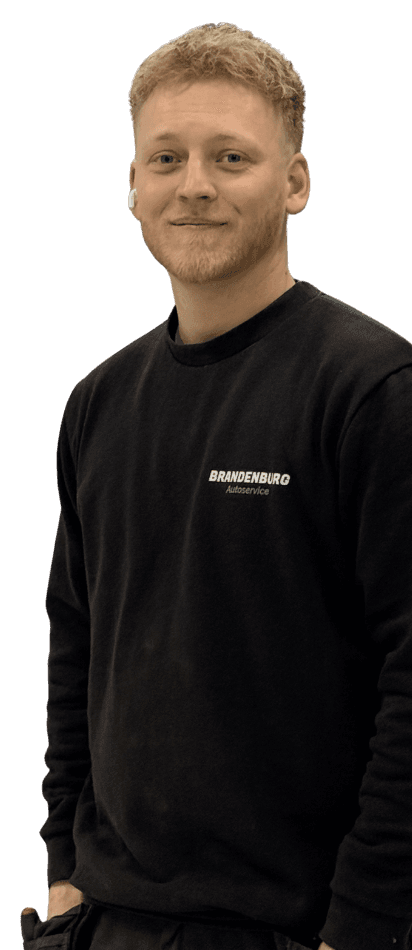 Joachim Brandenburg på værkstedet i Holbæk
